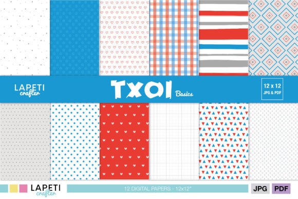 Download Colorful Digital Paper Pack for Kids - Paper Collection