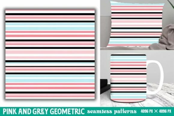 Download Pink and Grey Geometric Digital Paper - Paper Collection