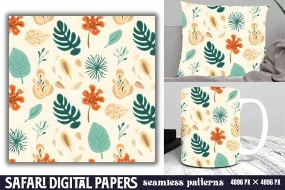 Download Safari Digital Papers Pattern - Paper Collection