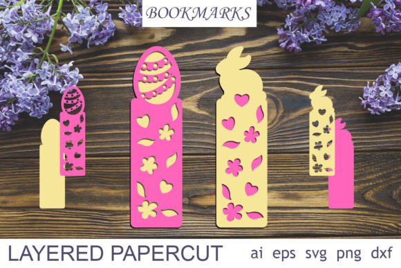 Download Bunny Bookmark Svg, Easter Egg Papercut - Paper Collection