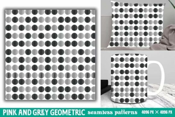 Download Pink and Grey Geometric Digital Paper - Paper Collection