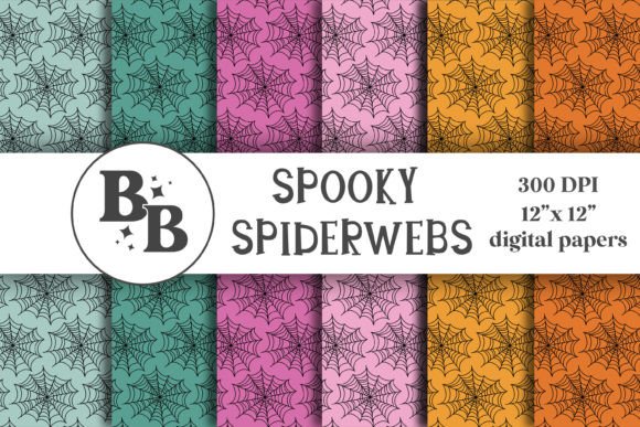 Download Halloween Spiderweb Digital Paper 12x12 - Paper Collection