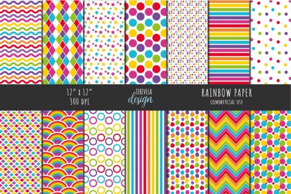 Download RAINBOW PAPER, RAINBOW PATTERN - Paper Collection