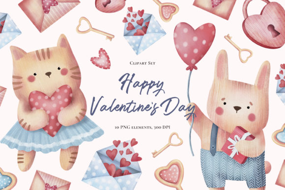 Download Happy Valentine's Day. PNG, 300 DPI - Valentine Collection
