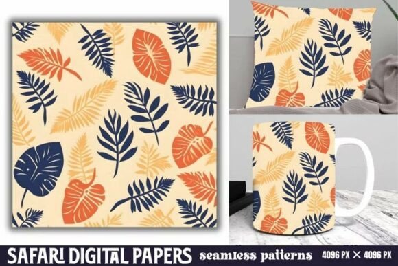 Download Safari Digital Papers Pattern - Paper Collection