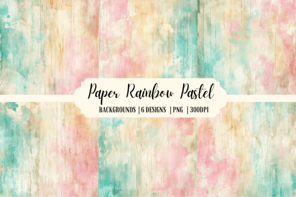 Download Paper Rainbow Pastel Background - Paper Collection