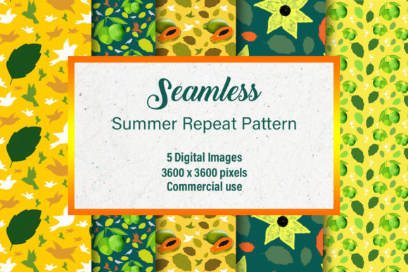 Download Summer Colorful Digital Paper - Paper Collection