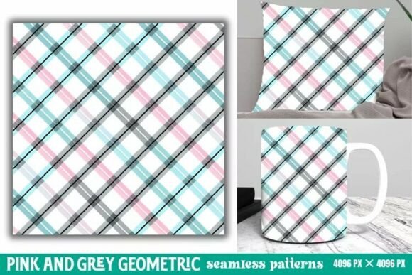 Download Pink and Grey Geometric Digital Paper - Paper Collection