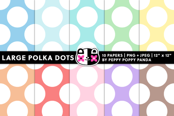 Download Pastel Polka Dots Digital Paper - Paper Collection