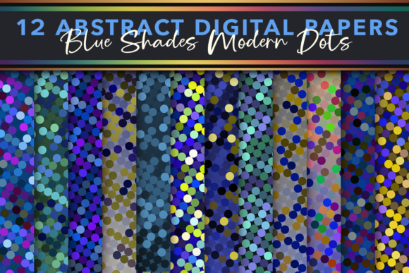 Download Blue Wallpaper Modern Polka Dots Papers - Paper Collection